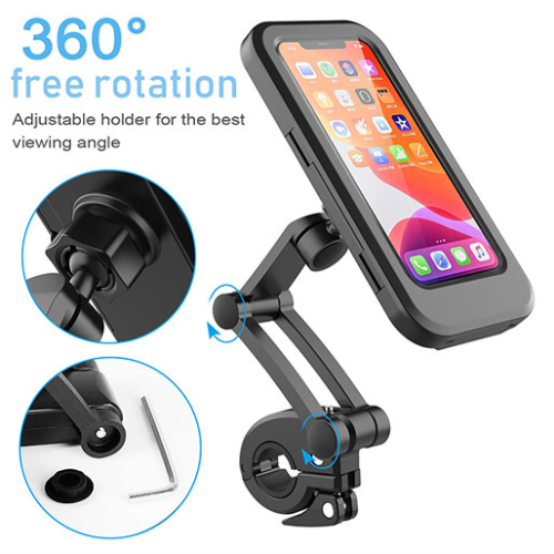 Brand New Universal Waterproof Bicycle Phone Holder Bike Motorcycle Handlebar
