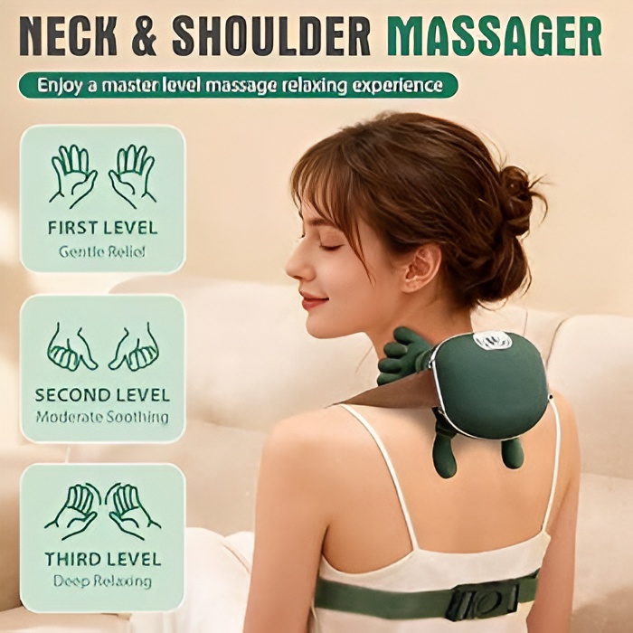 Bionic Heated Massager Master – 4D Shiatsu Neck & Shoulder Massager