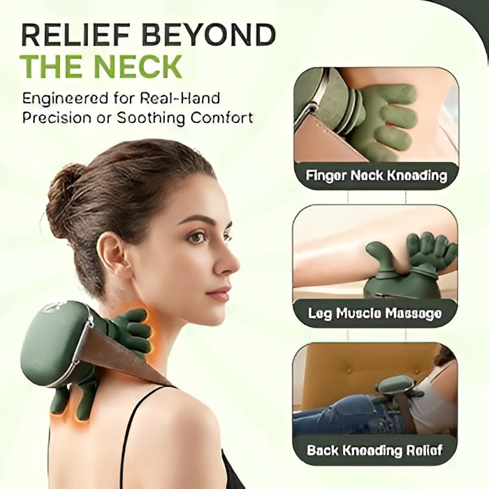 Bionic Heated Massager Master – 4D Shiatsu Neck & Shoulder Massager